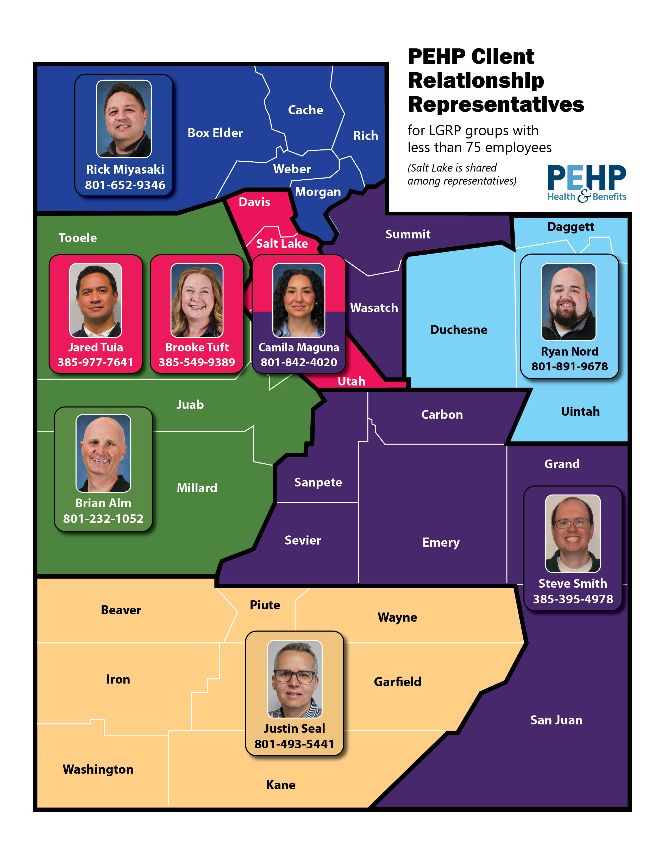 Map of Utah